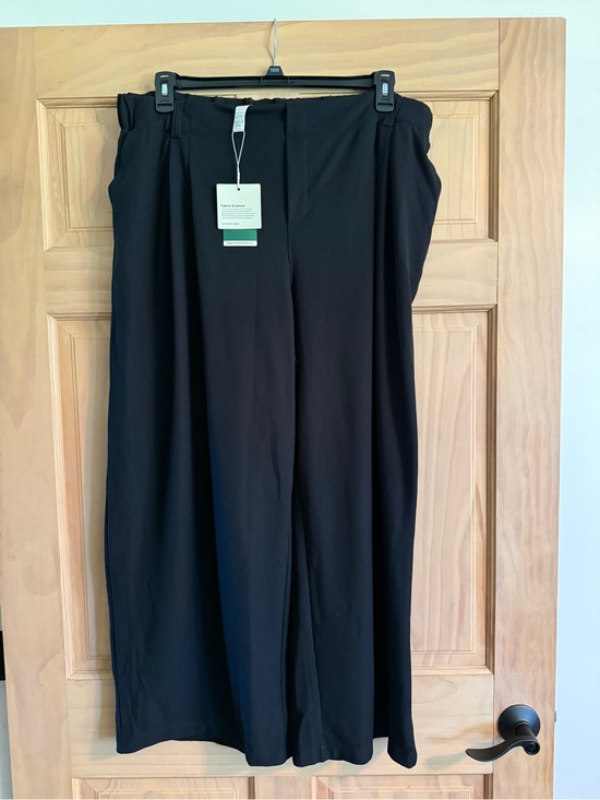 HALARA Pants - Halara Black Waffle knit Wide-Leg Women's Pants